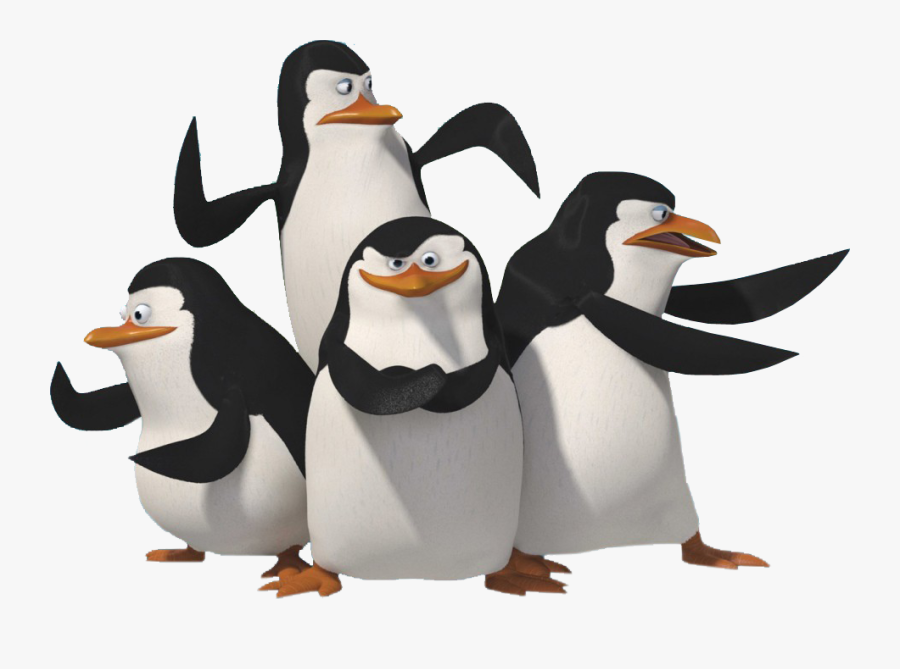 Penguin Clipart Penguine - Penguins Of Madagascar Group, Transparent Clipart