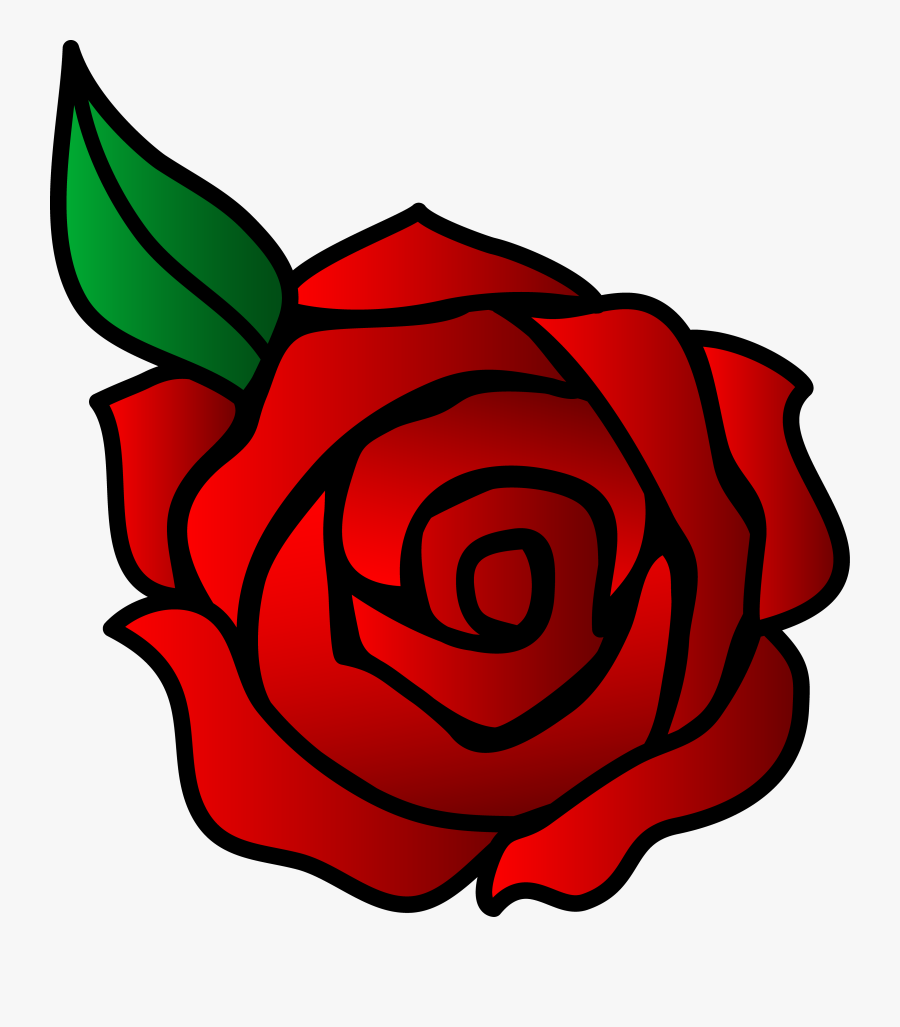 Cartoon Rose, Transparent Clipart