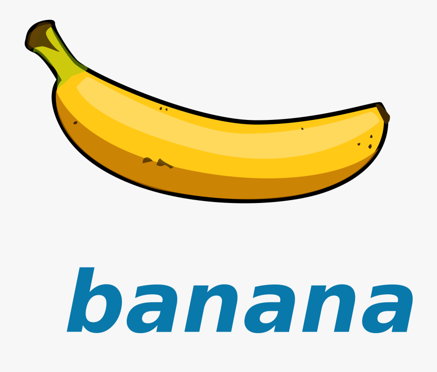 Bananas Clipart Svg - Banana Template, Transparent Clipart