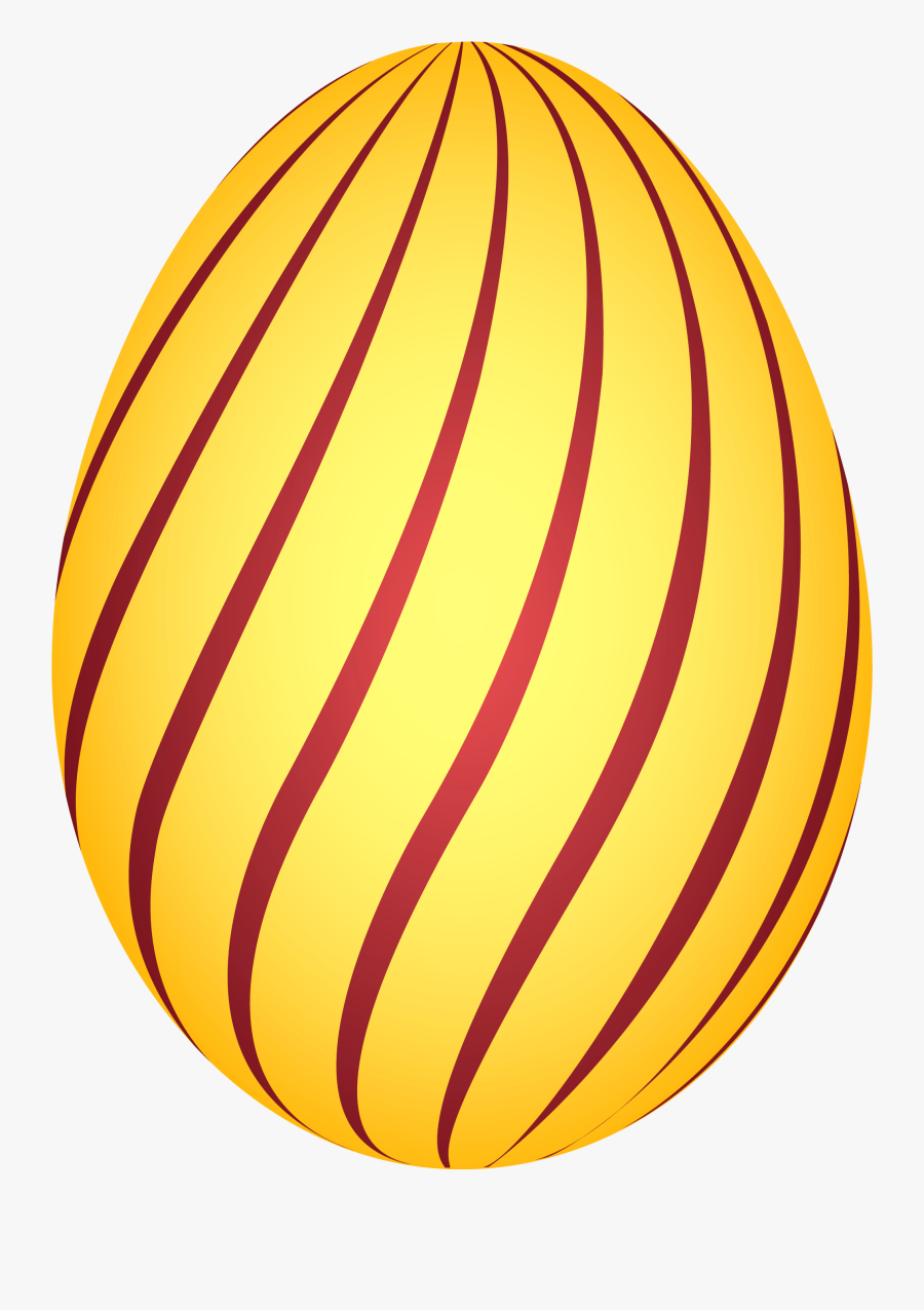 Free Egg Gold Easter Egg Clipart Collection - Yellow Easter Egg Clipart, Transparent Clipart