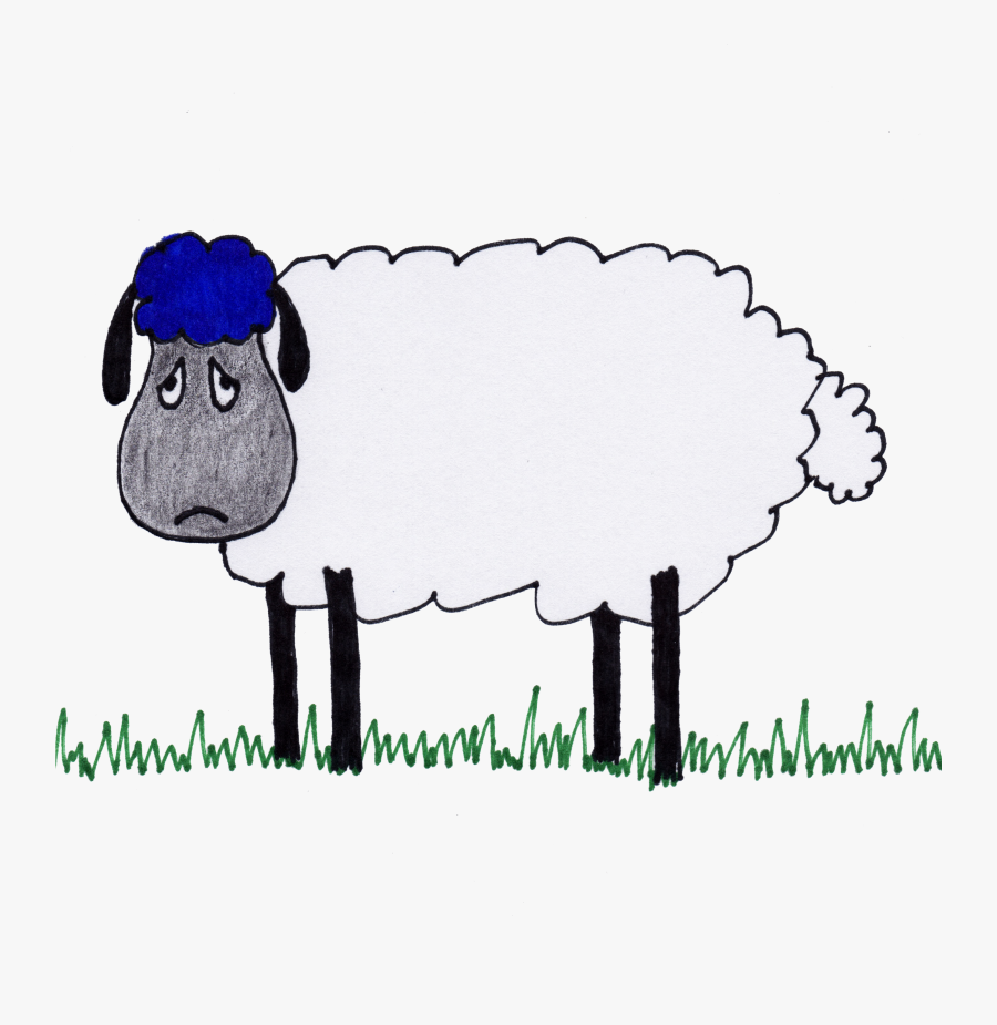 Children"s Book About Feelings - Sad Sheep, Transparent Clipart