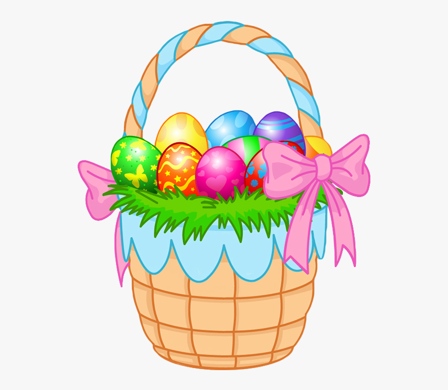 Easter Clipart Transparent Background - Transparent Background Easter Basket Clipart, Transparent Clipart