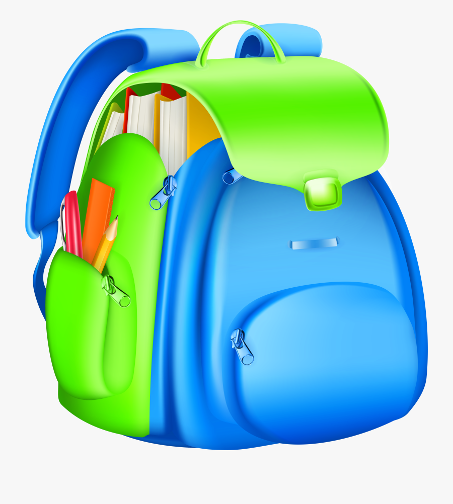 Full Backpack Clipart Collection - School Bag Clipart Png, Transparent Clipart