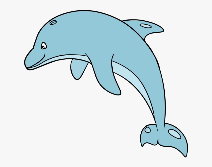 Dolphin Free To Use Clipart - Cartoon Dolphin Transparent Background, Transparent Clipart