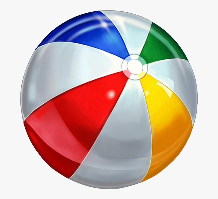 Beach Ball Clip Art - Swimming Pool Ball Png, Transparent Clipart