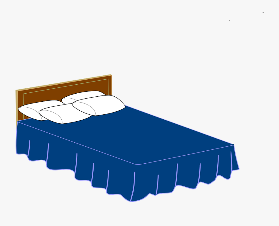 Bed Pillows Headboard - Bed Cartoons, Transparent Clipart