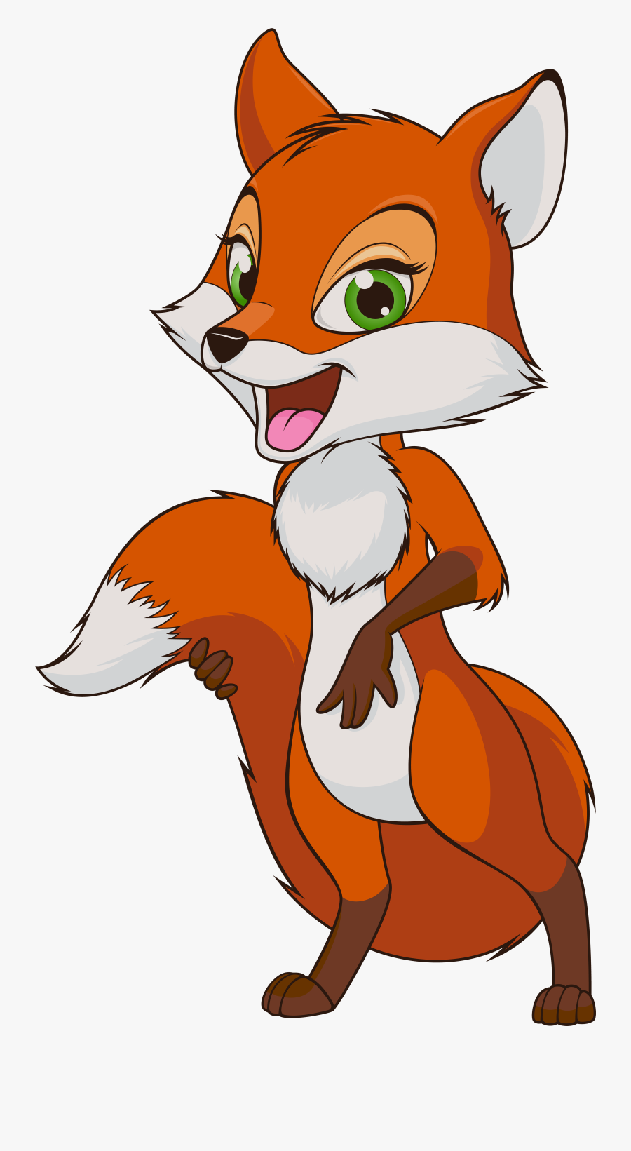 Fox Cartoon Png, Transparent Clipart