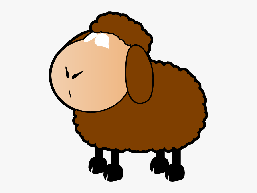 Brown Sheep Svg Clip Arts - Sheep Clip Art, Transparent Clipart