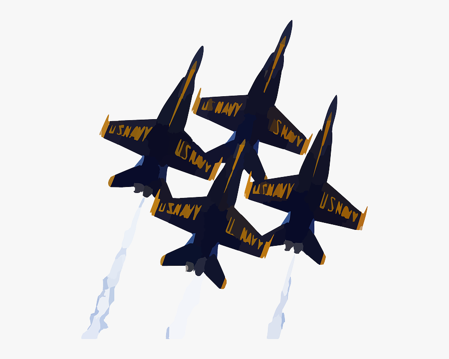 Blue Angel Plane Clipart - Brunswick, Transparent Clipart