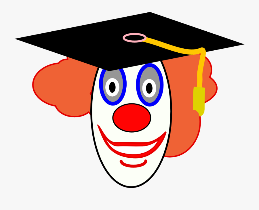 Free Graduation Clipart - Clown Clipart Easy, Transparent Clipart