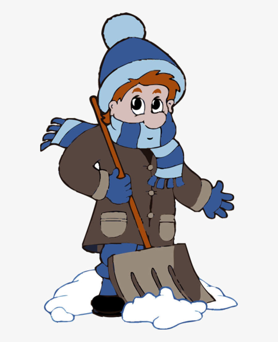 First Day Of Winter 2013 Clip Art - Shoveling Snow Clip Art, Transparent Clipart