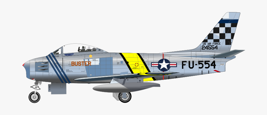 Free Clipart - F 86 Sabre Png, Transparent Clipart
