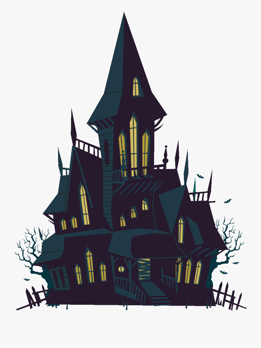Build A House Clipart 15 Of Haunted - Haunted House Clipart Transparent, Transparent Clipart