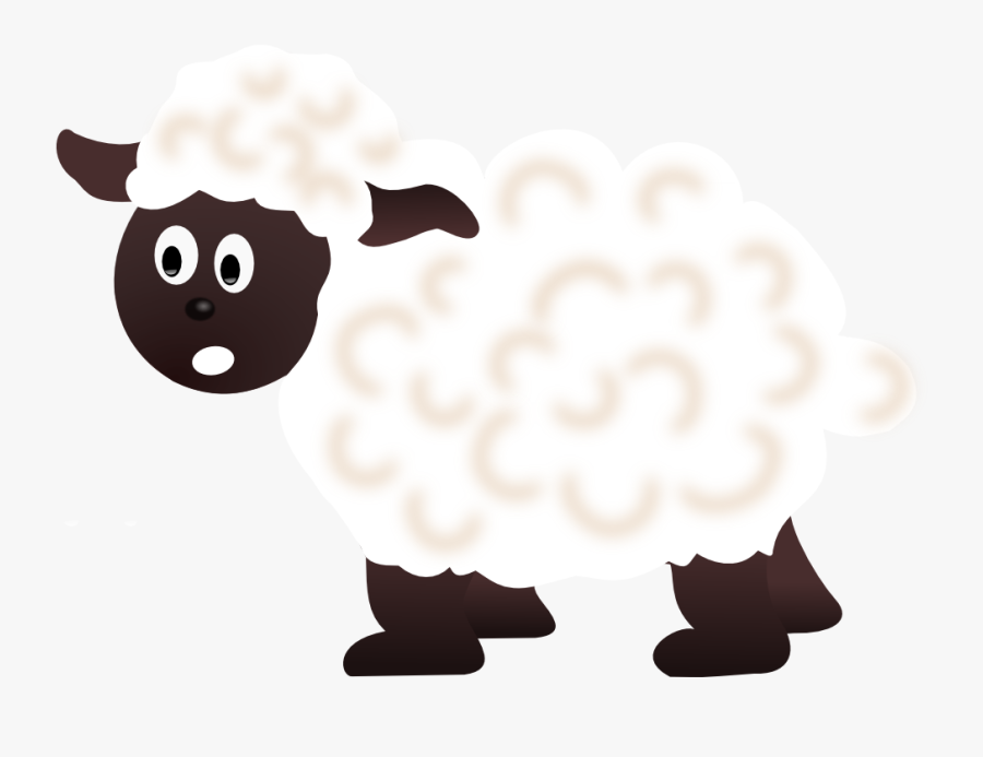Sheep Lamb Clipart - Cute Clipart Sheep Cartoon, Transparent Clipart