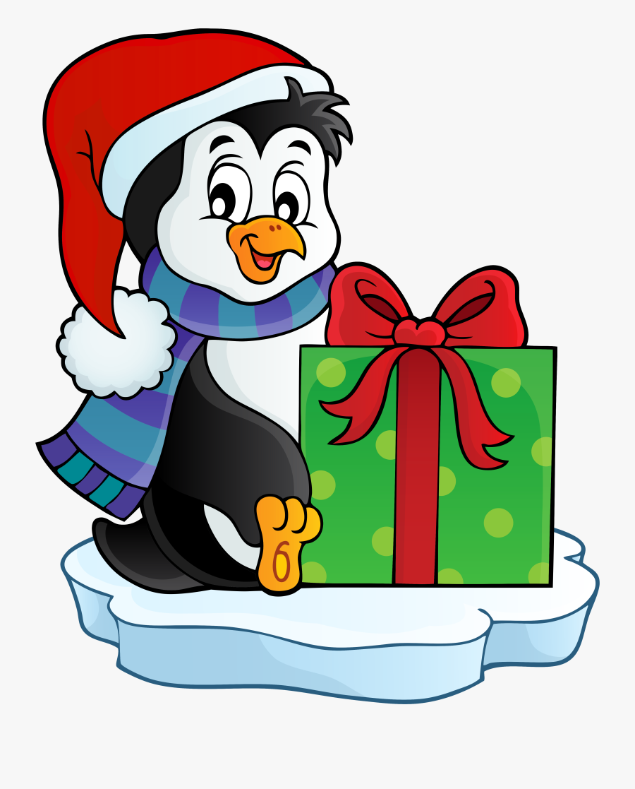 28 Collection Of Penguin Clipart Transparent - Christmas Penguin Clip Art, Transparent Clipart