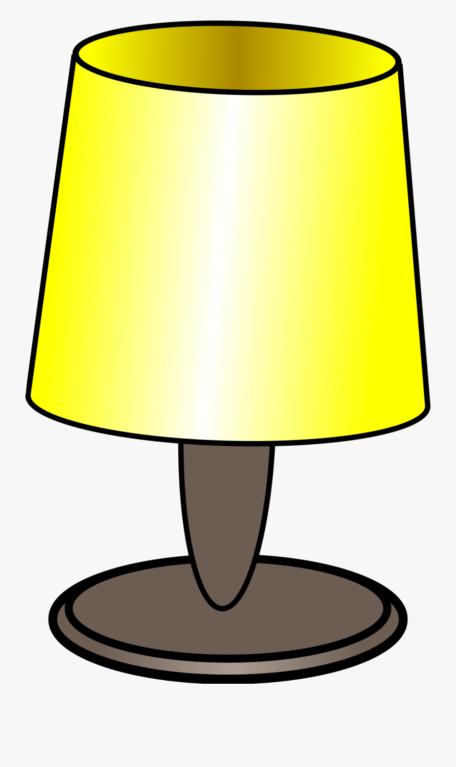 Cartoon Bed Cliparts - Table Lamp Clip Art, Transparent Clipart