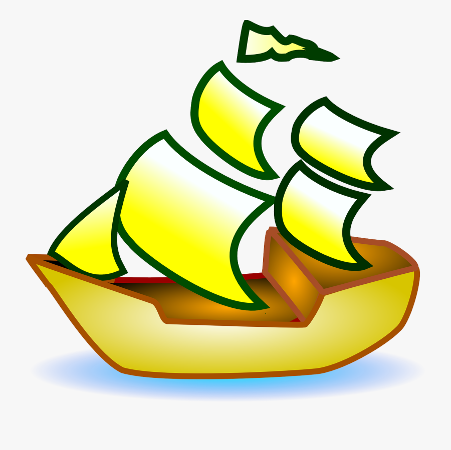 Sailing Boat Svg Clip Arts - Green Boat Clipart, Transparent Clipart