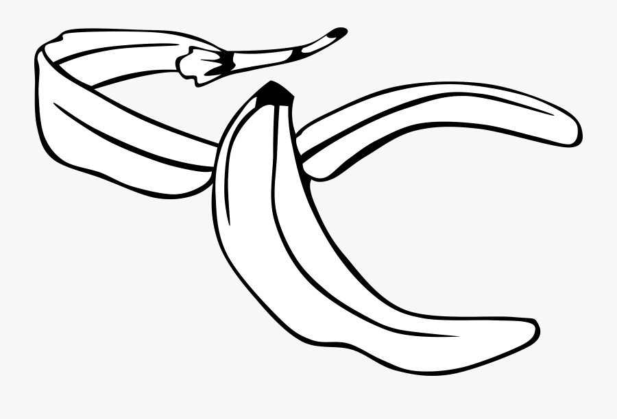 Banana Clipart Banana Peel - Banana Peel Clip Art, Transparent Clipart