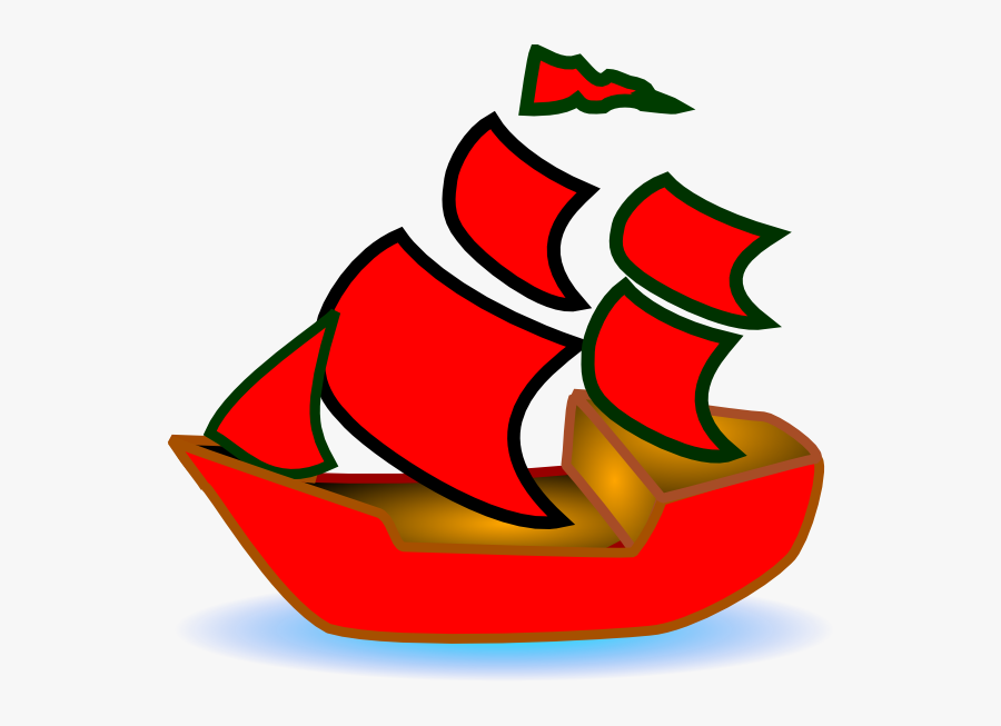 Red Boat Cliparts - Red Boat Clipart, Transparent Clipart