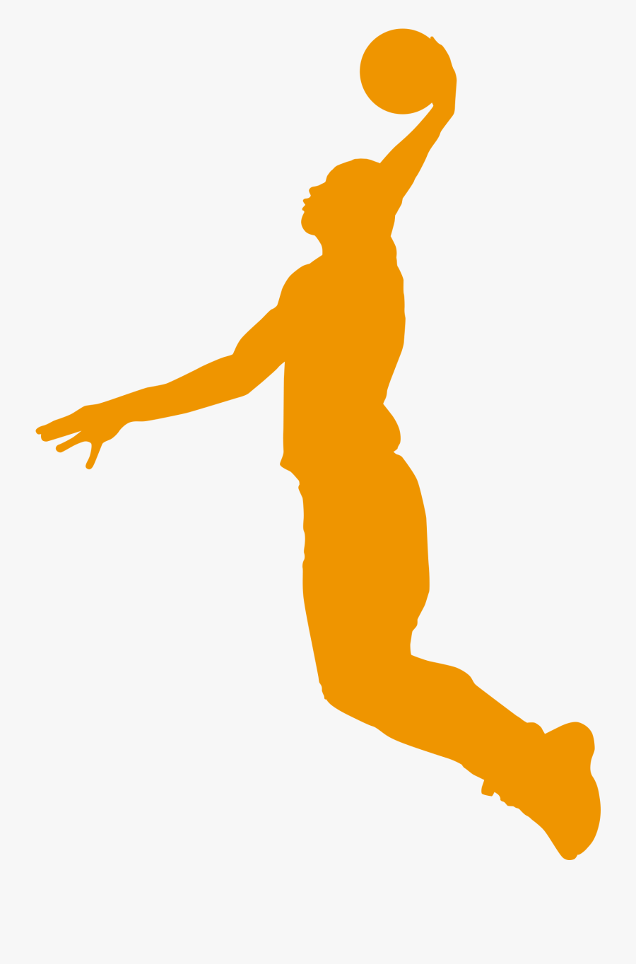 Slam Dunk Silhouette At Getdrawings - Transparent Background Basketball Player Basketball, Transparent Clipart