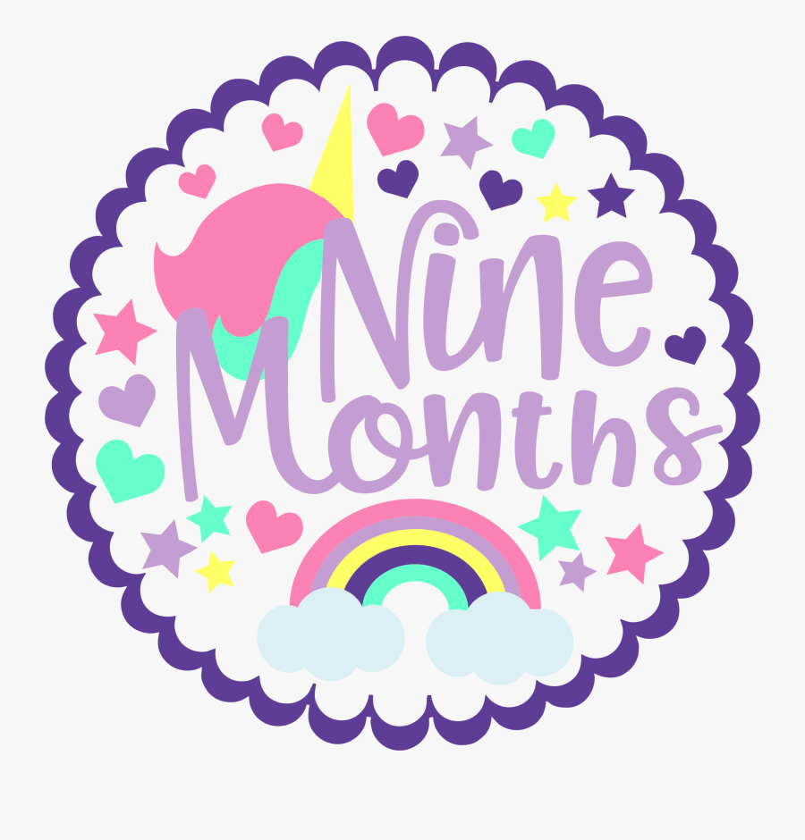 Happy Fourth Month Birthday, Transparent Clipart