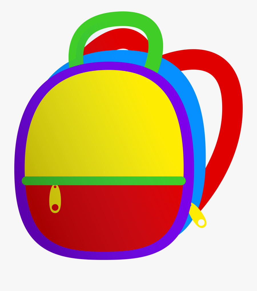 Clipart Kids Backpack - Kids Favicon, Transparent Clipart