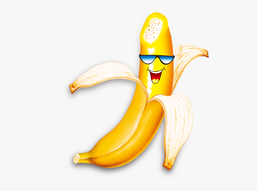 Banana Cartoon Png Free Photo Clipart - Cartoon Banana Transparent Background, Transparent Clipart