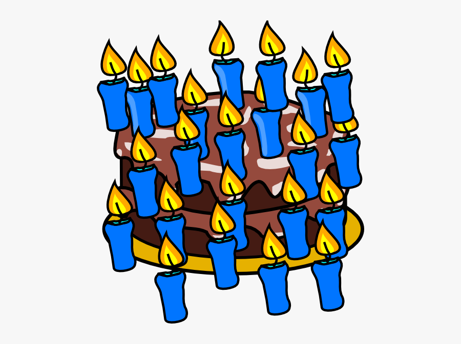 40th Birthday Cake Clip Art - Moving Happy 40th Birthday, Transparent Clipart