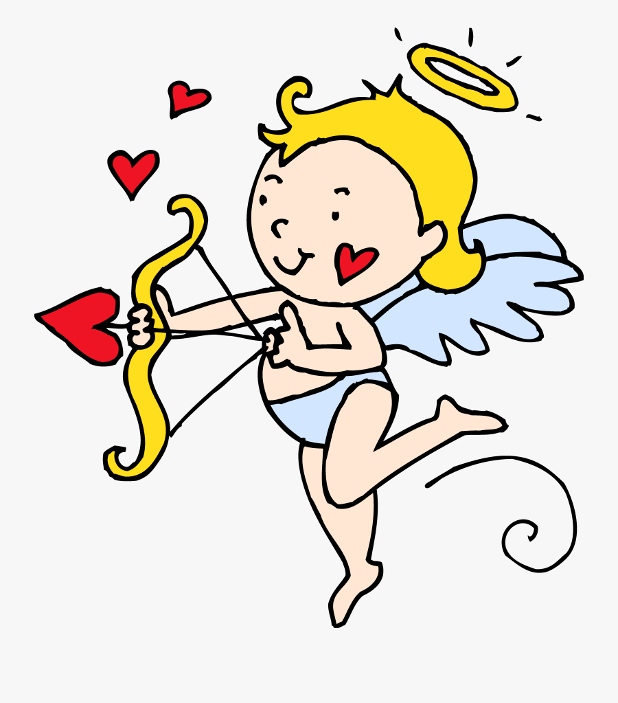 Valentine ~ Valentine Cupid Cute Valentines Cupid Clipart - Valentines Day Cupid Clipart, Transparent Clipart