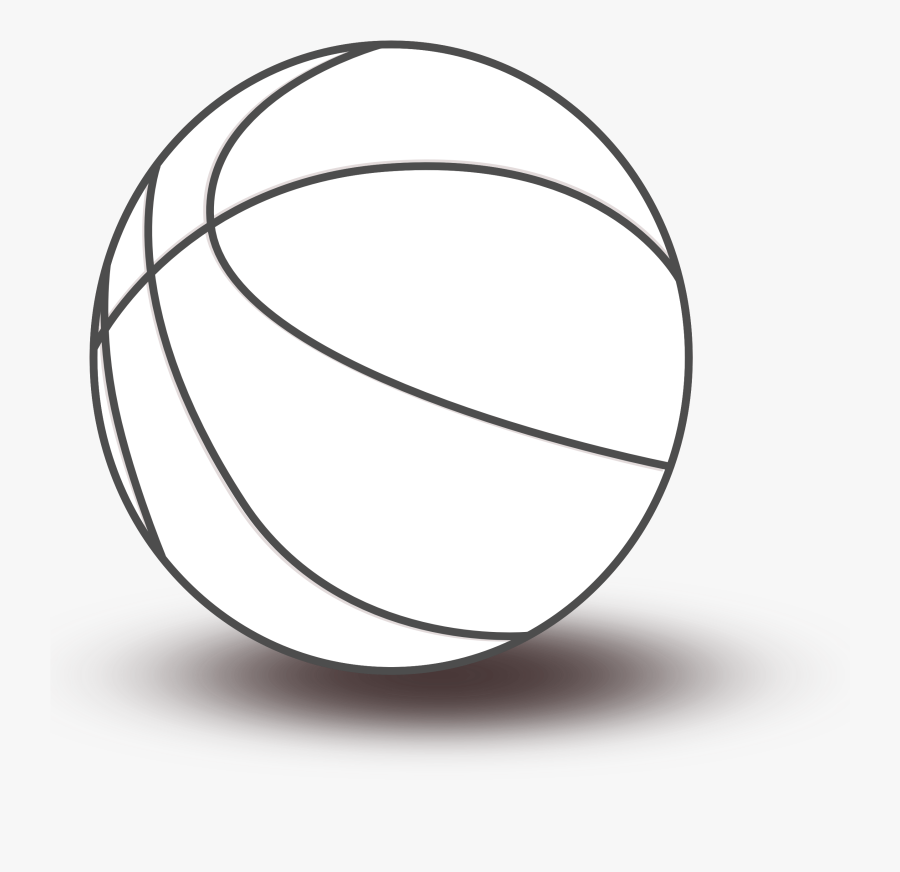 Basketball Black And White Black And White Basketball - Ball Black And White, Transparent Clipart