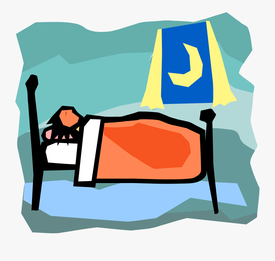 A Person Medium Image - Person Sleeping In Bed Clipart, Transparent Clipart