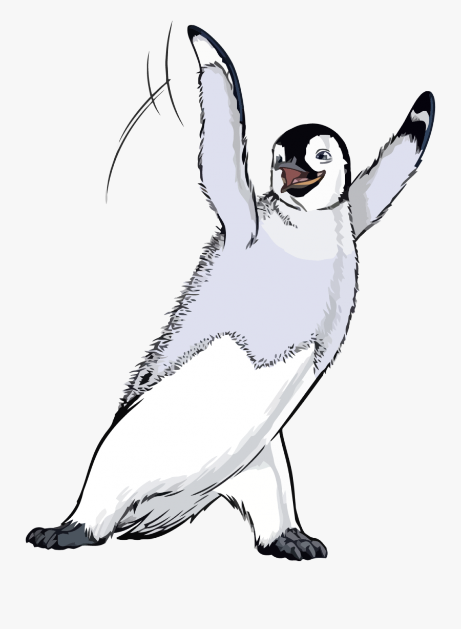 Transparent Cute Penguin Clipart - Happy Feet Mumble Png, Transparent Clipart