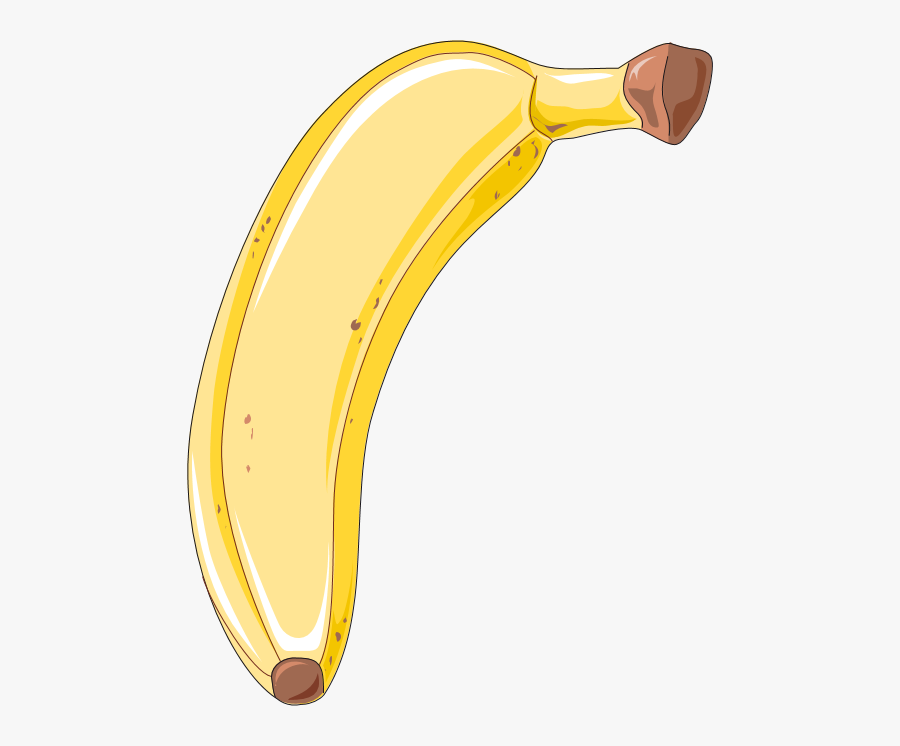 Banana Clipart - Gold, Transparent Clipart