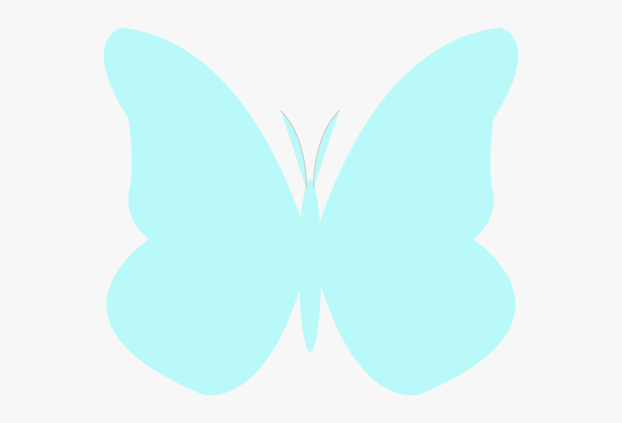 Aqua Butterfly Cliparts - Light Blue Butterfly Png, Transparent Clipart