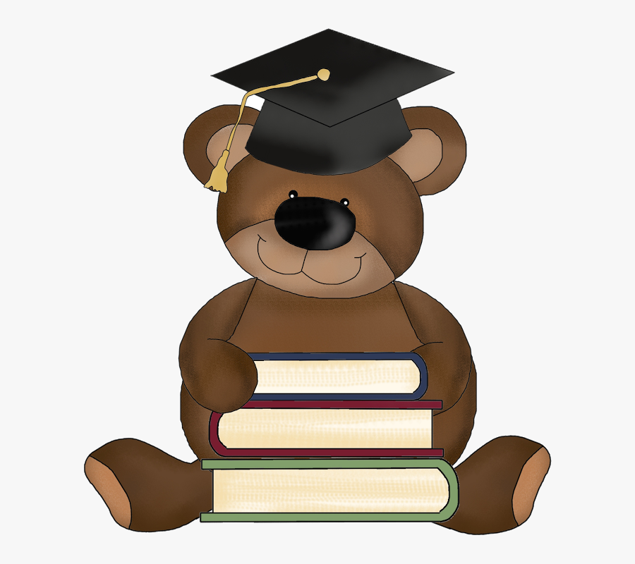 Teddy Bear Ceremony Clip - Teddy Bear Graduation Png, Transparent Clipart