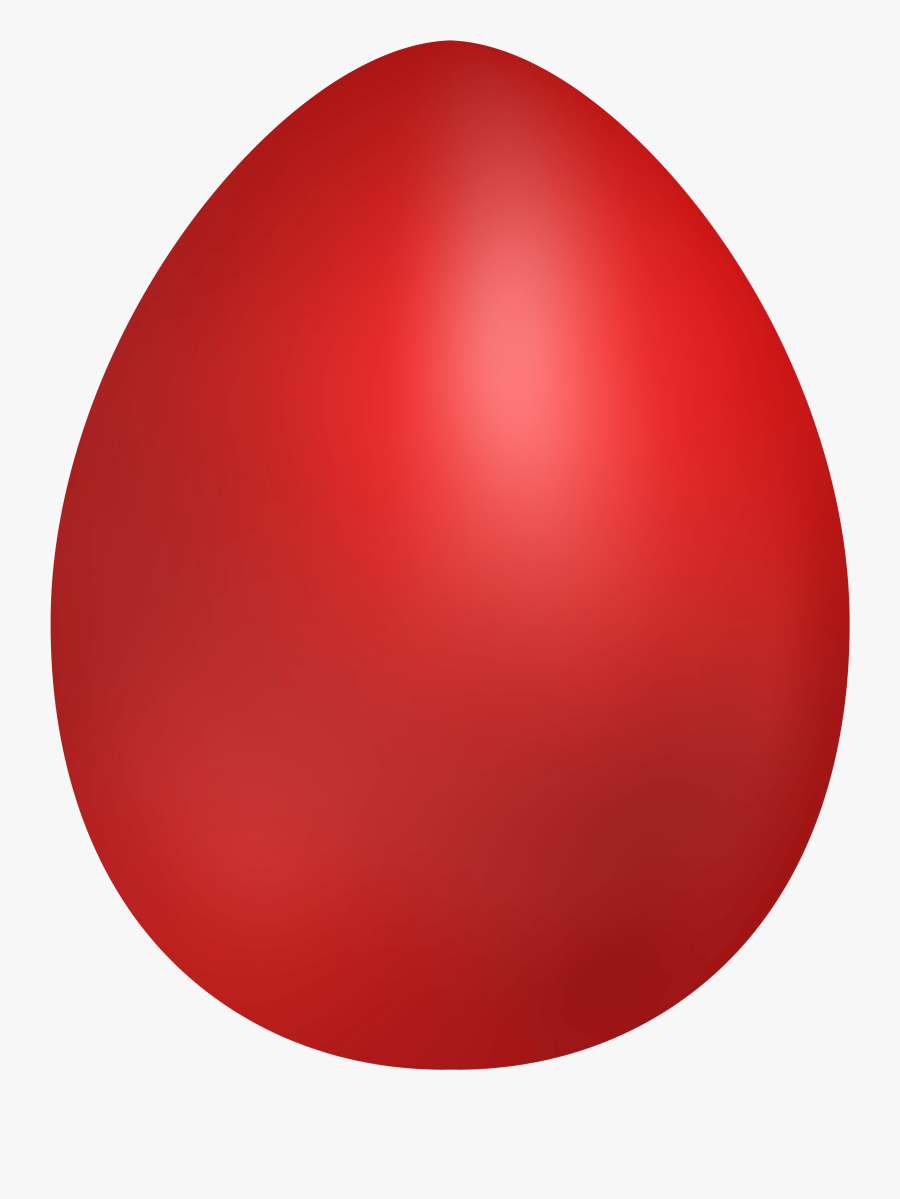 Red Easter Egg Png Clip Art - Red Easter Eggs Png, Transparent Clipart