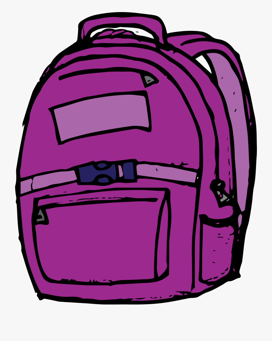 Transparent Backpack Emoji Png - Blue Backpack Clipart, Transparent Clipart