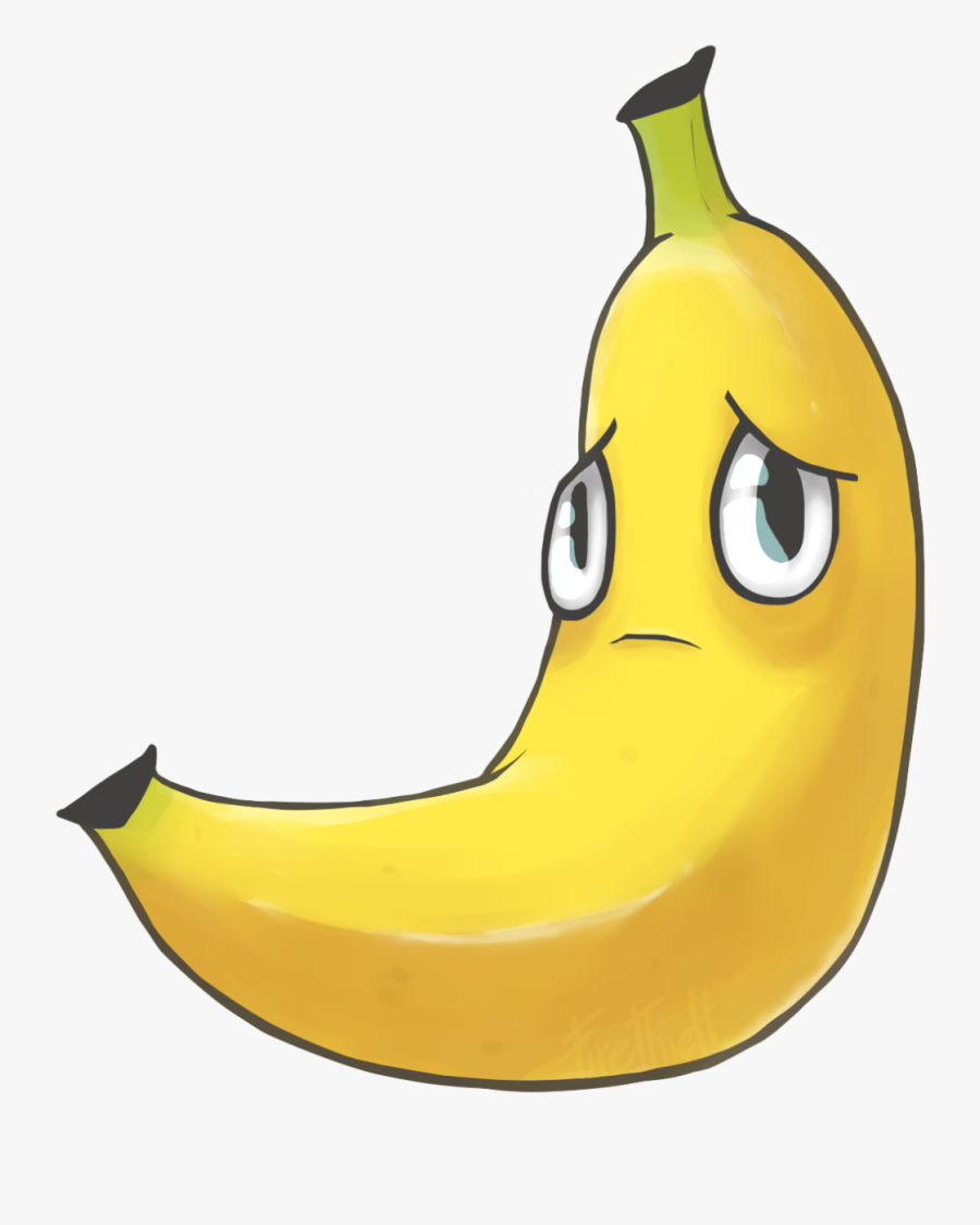 Sad Banana Is Sad - Sad Banana Clip Art, Transparent Clipart