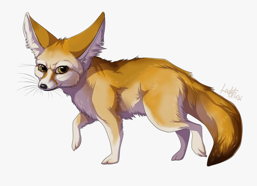 Transparent Desert Background Clipart - Fennec Fox Png, Transparent Clipart