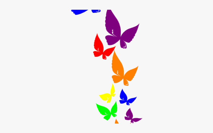 Butterfly Border Clipart Png, Transparent Clipart
