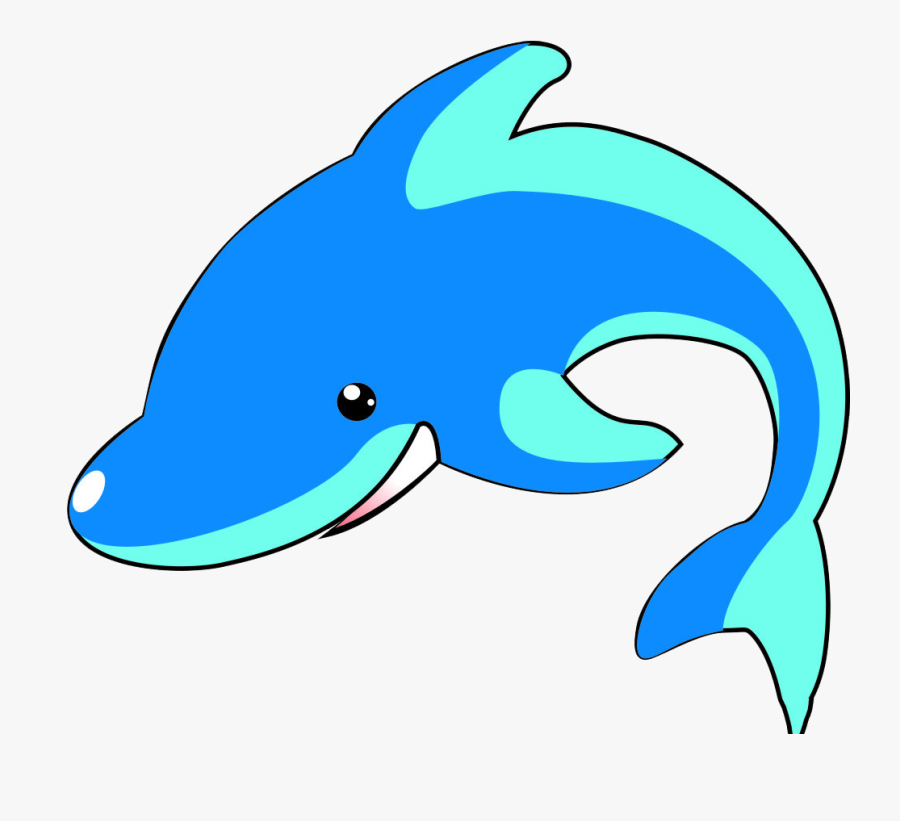 Cartoon Blue Whale Transprent Png Free Download - Cartoon Blue Whale, Transparent Clipart