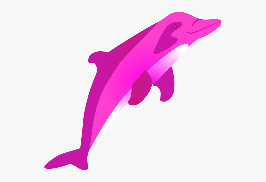 Pink Dolphin Clipart - Pink Dolphin Baby Clipart Transparent, Transparent Clipart
