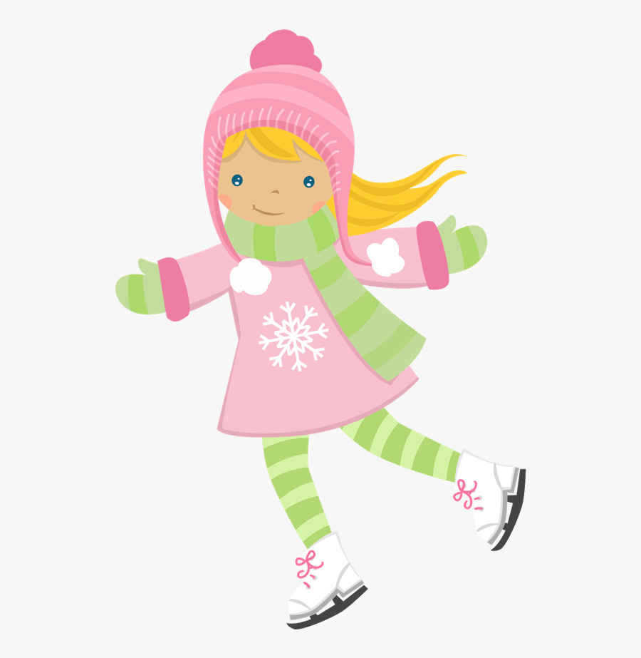 Snow Clipart Girl - Winter Snow Girl Clipart, Transparent Clipart