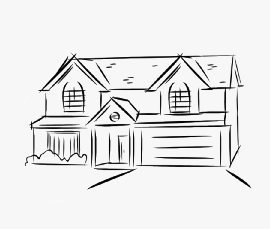 House Clipart 2 Story - Two Story House Clipart, Transparent Clipart