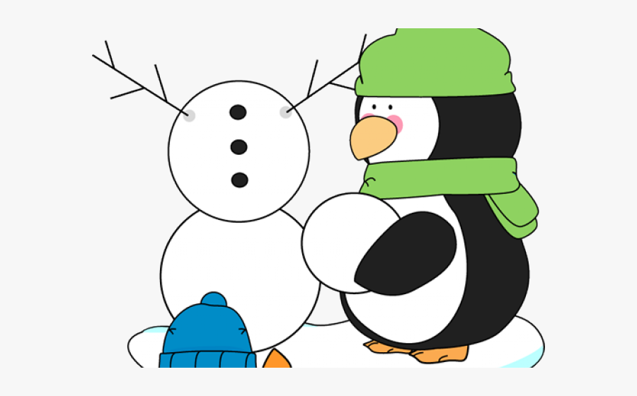Winter Snow Clipart Winter Fun - Build A Snowman Png, Transparent Clipart