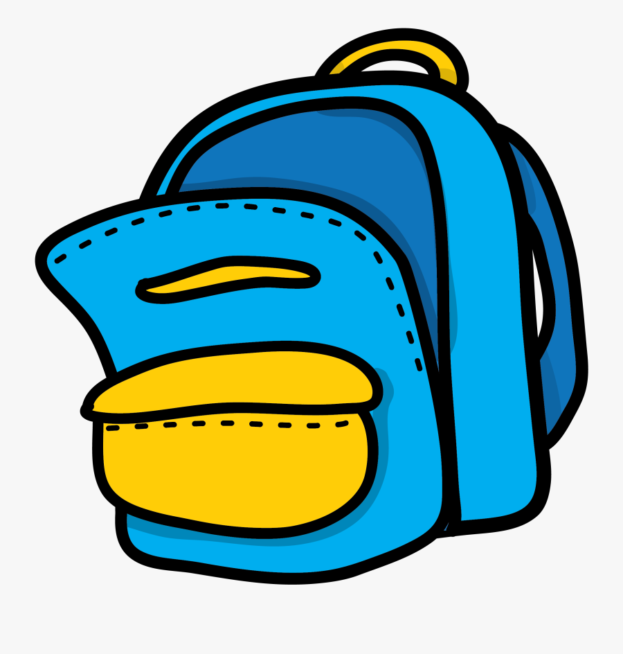 Transparent Backpack Clip Art - Transparent Background Backpack Clipart, Transparent Clipart