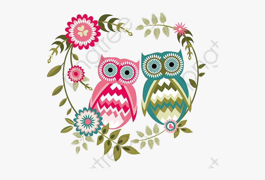 Happy Valentines Day Clipart Owl - Valentine's Day, Transparent Clipart
