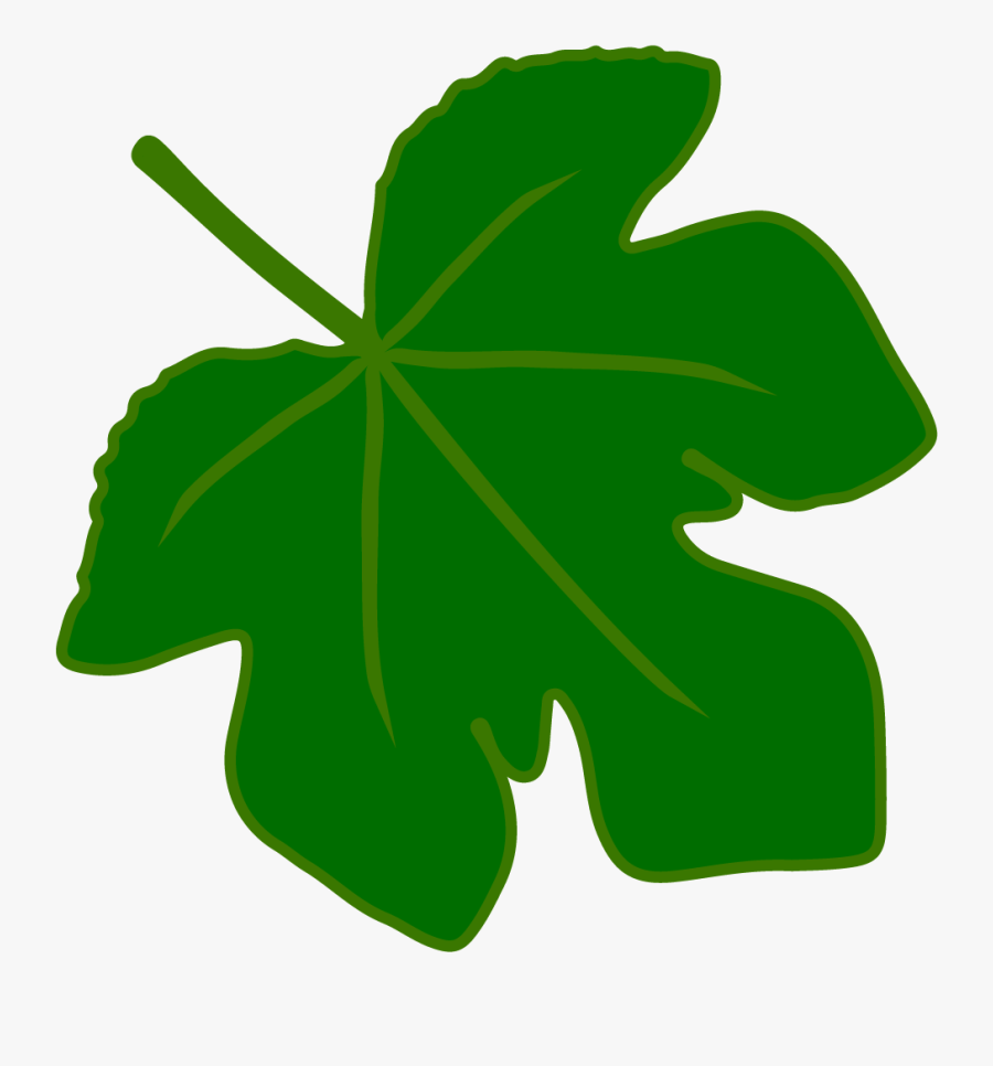 Clip Art Clipart - Fig Leaf Vector Free, Transparent Clipart