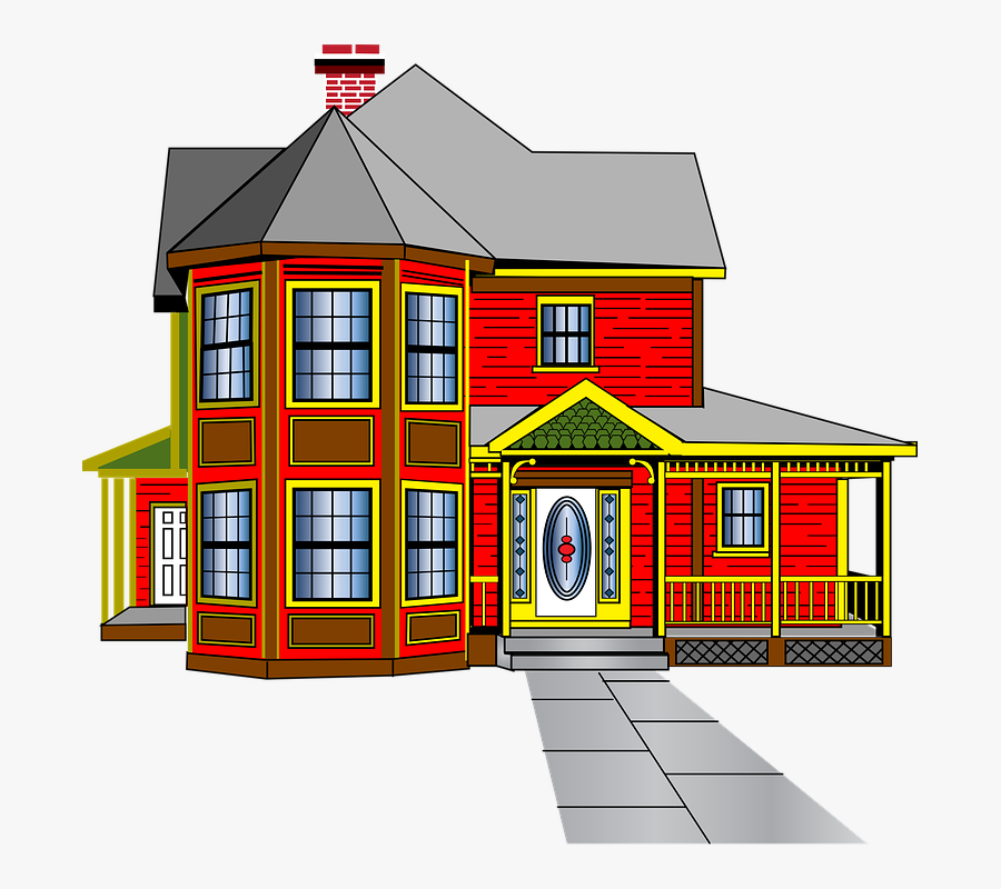 Clip Black And White A B Png - Drawing Of Pucca House, Transparent Clipart