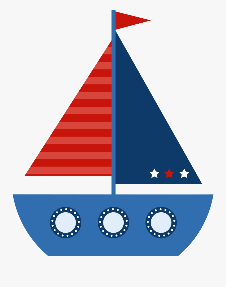 Sailing Boat Clipart Themed - Barco Ursinho Marinheiro Png, Transparent Clipart